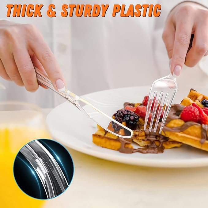 Plastic cutlery sets 1l